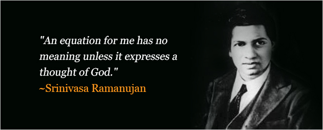 Srinivasa Ramanujan